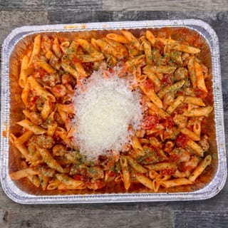 Italian Sausage Penne Pasta Tray
